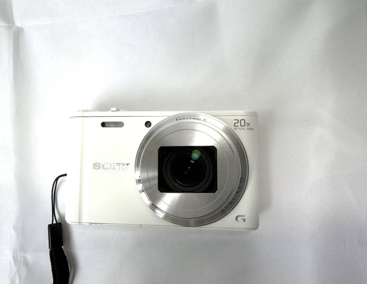 美品☆ バッテリー付き SONY Cyber-Shot DSC-WX350 ホワイト ソニー 
