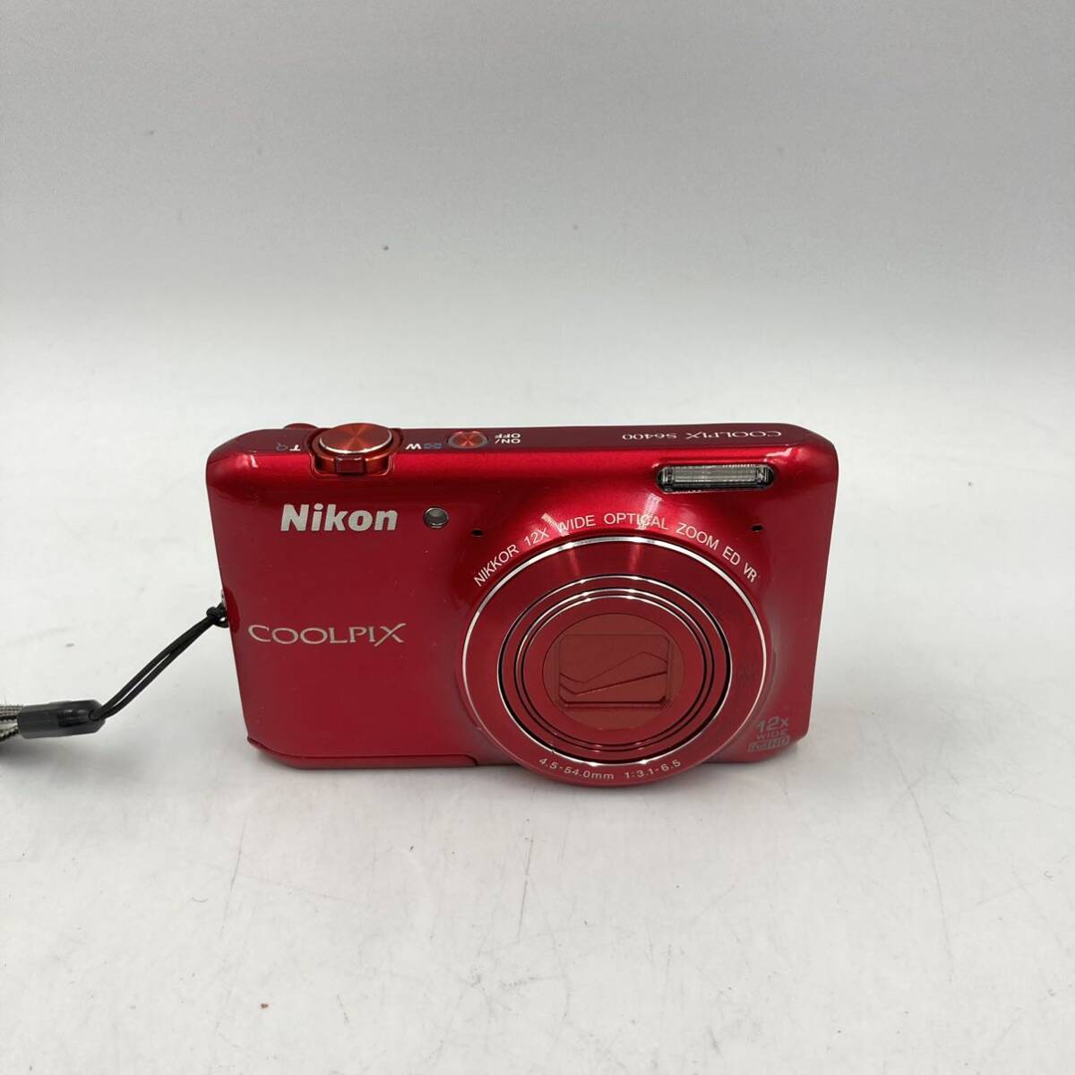 5/23 MZ-C1052★Nikon ニコン COOLPIX S6400★コンパクトデジタルカメラ/レッド/付属品/DH0 EA1_1