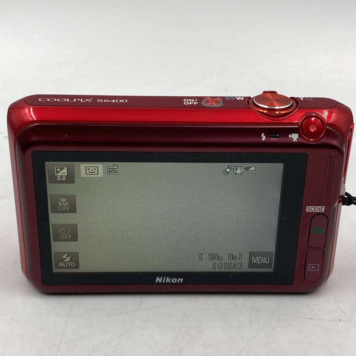 5/23 MZ-C1052★Nikon ニコン COOLPIX S6400★コンパクトデジタルカメラ/レッド/付属品/DH0 EA1_4
