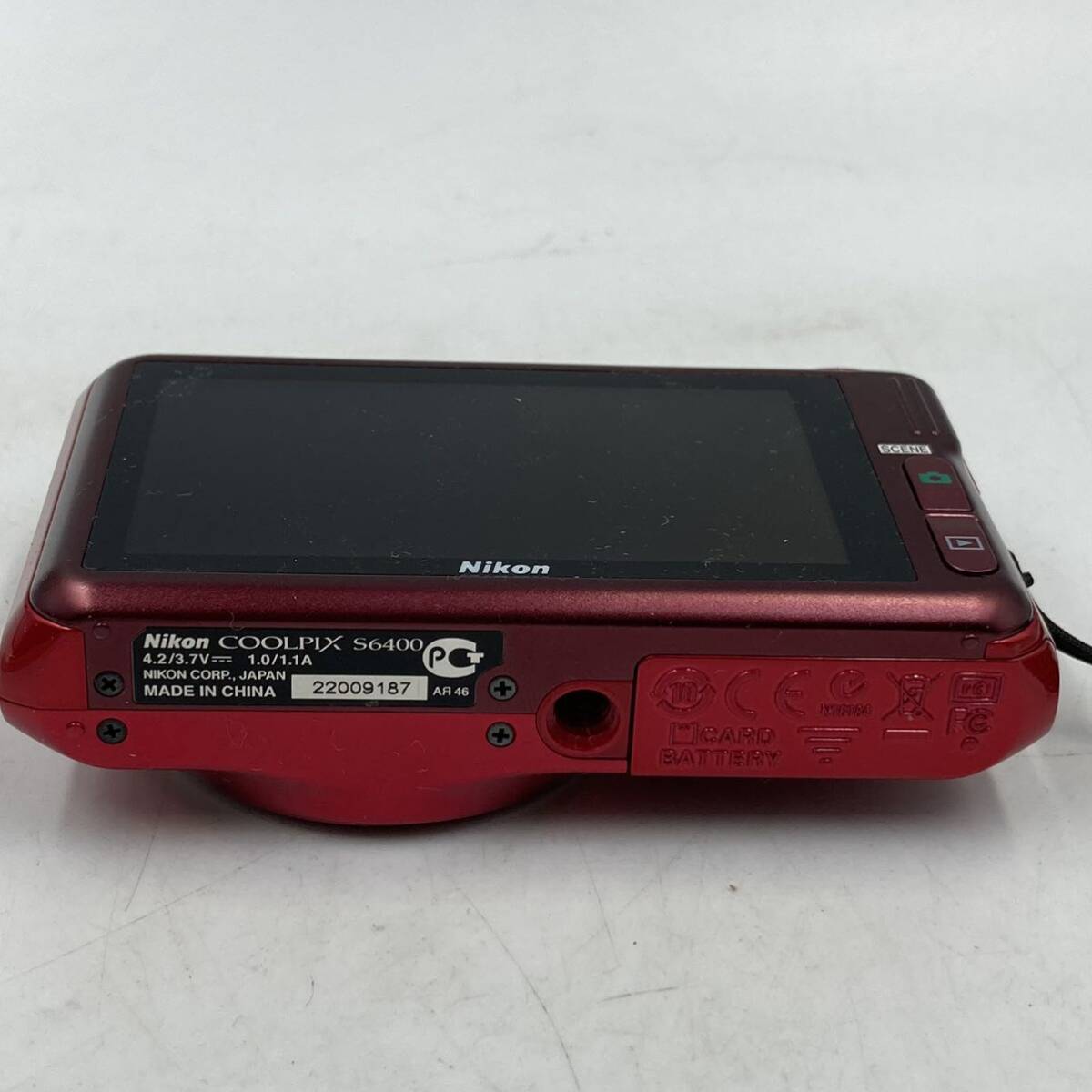 5/23 MZ-C1052★Nikon ニコン COOLPIX S6400★コンパクトデジタルカメラ/レッド/付属品/DH0 EA1_6