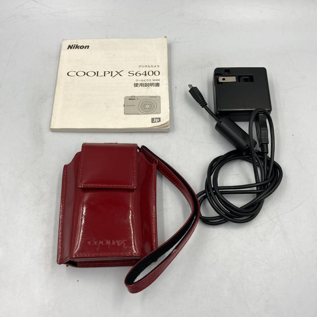5/23 MZ-C1052★Nikon ニコン COOLPIX S6400★コンパクトデジタルカメラ/レッド/付属品/DH0 EA1_7