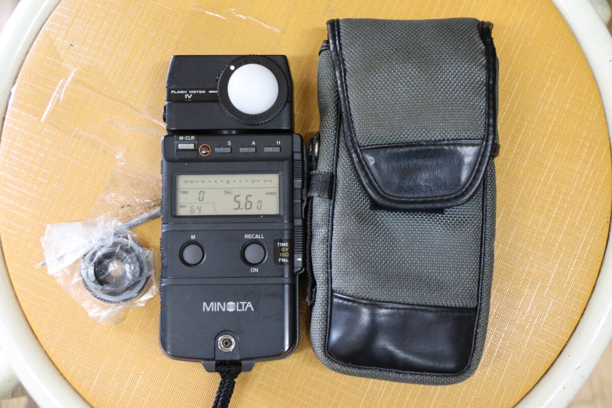 ミノルタ MINOLTA フラッシュメーター FLASH METER Ⅳ　４ケース付_2