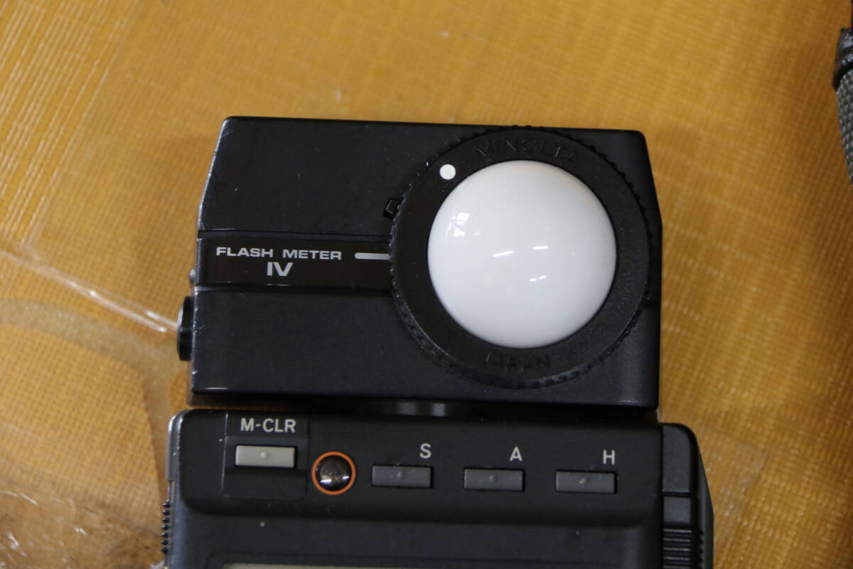 ミノルタ MINOLTA フラッシュメーター FLASH METER Ⅳ　４ケース付_5