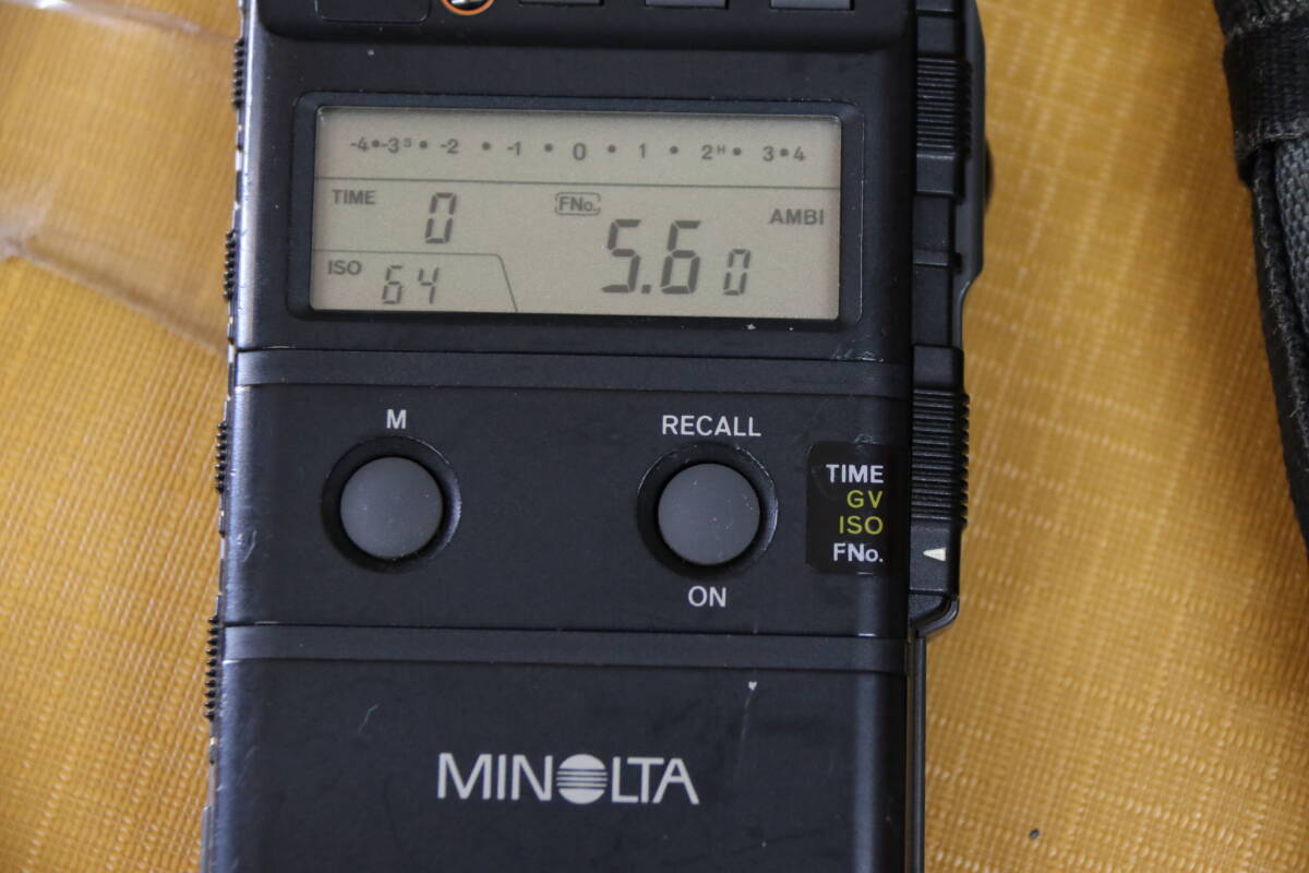 ミノルタ MINOLTA フラッシュメーター FLASH METER Ⅳ　４ケース付_8