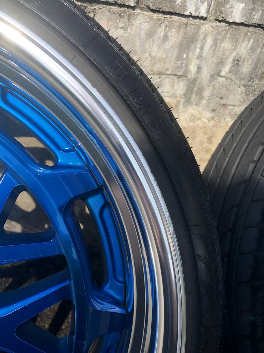 WORK シーカーMX 18×8J オフセット40 4穴 PCD100 特注カラ- クリア