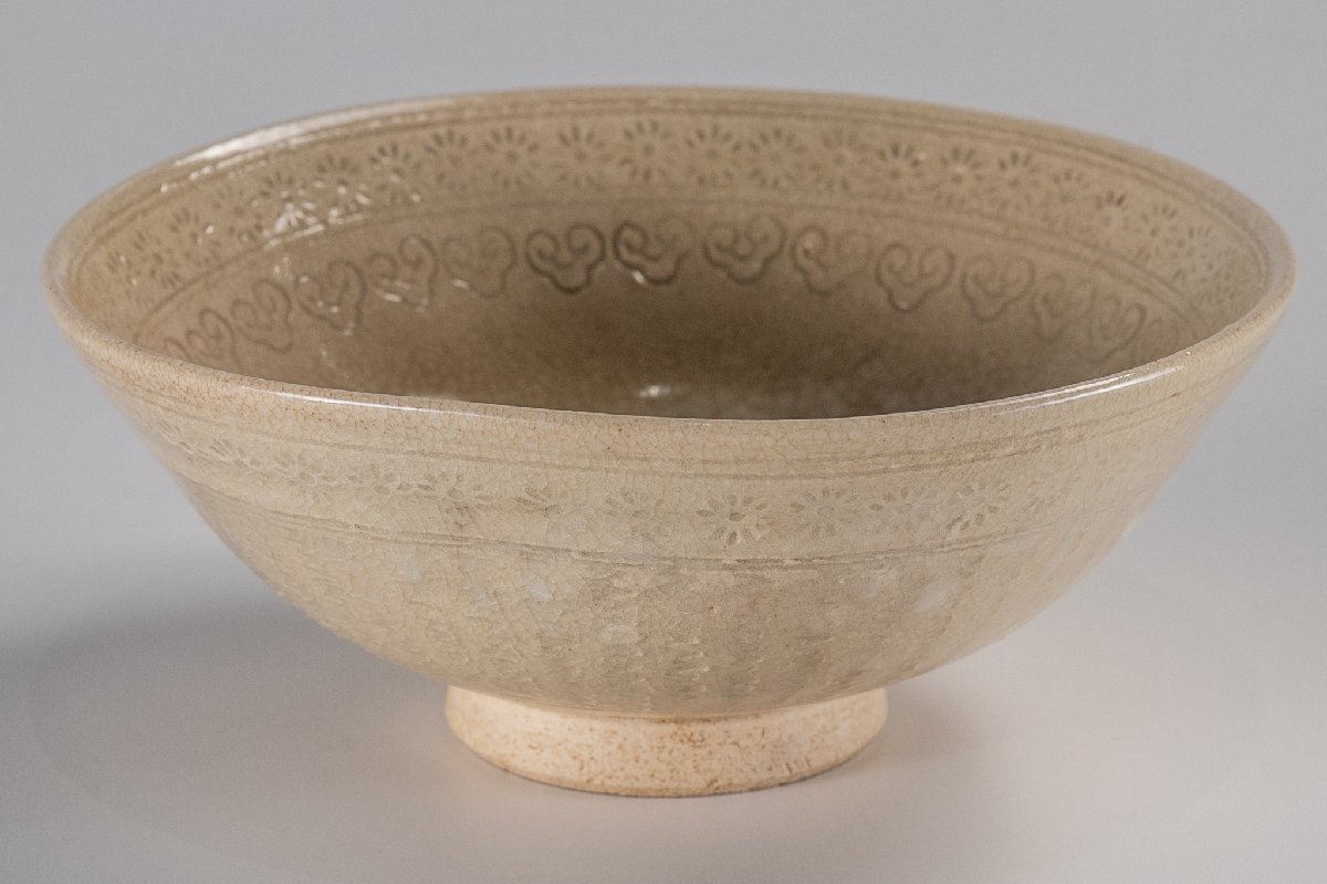 426『三嶋茶碗 箱付き』　/骨董品 古美術 古玩 アンティーク 古美術】 高橋道八 御本三島茶碗 共箱 E511 民芸 和食器 陶芸 骨董