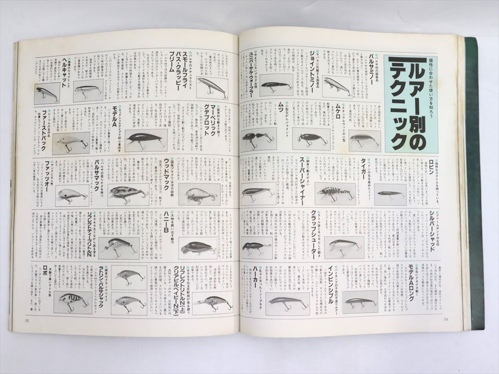 別冊フィッシング ザ・ブラックバス 昭和57年8月10日 ザウルス スミス バルサ50 へドン オールドルアー アブ フェンウィック A3695_8