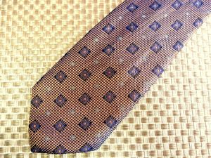★RB1673★【刺繍 花 植物 スクエア 柄】ヘンリーコットンズ【美品】ネクタイ