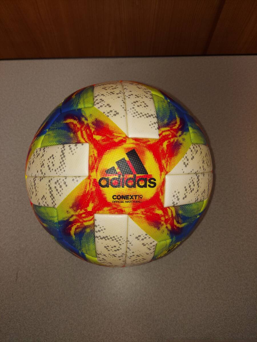  CONEXT19 jリーグ 公式試合球 5号球　試合使用品 adidas CONEXT19 公式試合球 サッカーボール 5号 Jリーグadidas
