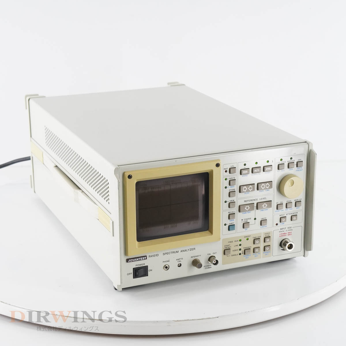 JB 保証なし R4131D ADVANTEST SPECTRUM ANALYZER アドバンテスト スペクトラムアナライザー 06051 ...