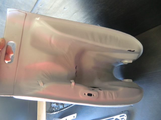 XJ400 XJ400D XJ550 シルバー外装セット ２段シート張り替え後未使用 BEETタイプフロントフェンダー、アルフィン CBX FX GS KH CB GP_7