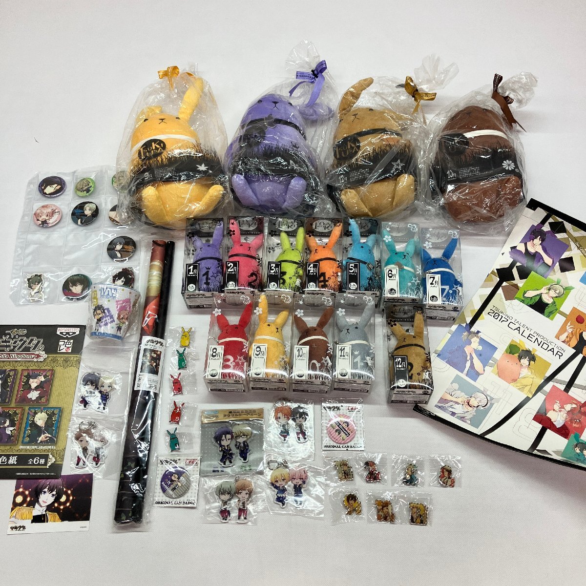 ☆ツキウタ。 ツキウサ グッズまとめ売り ぬいぐるみ 缶バッジ 
