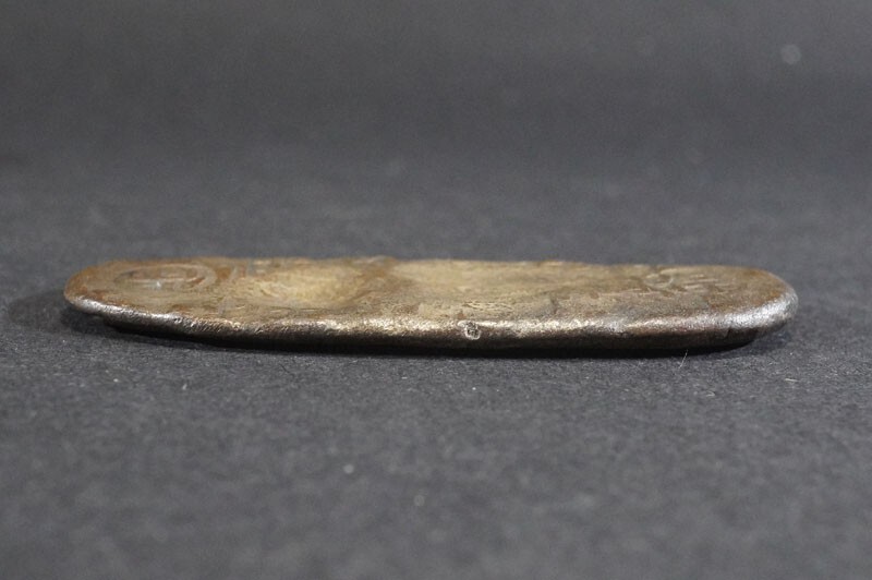 270)希少!日本古銭 天保丁銀 保字 サイズ約83.3mm 量目約87.08g 状態