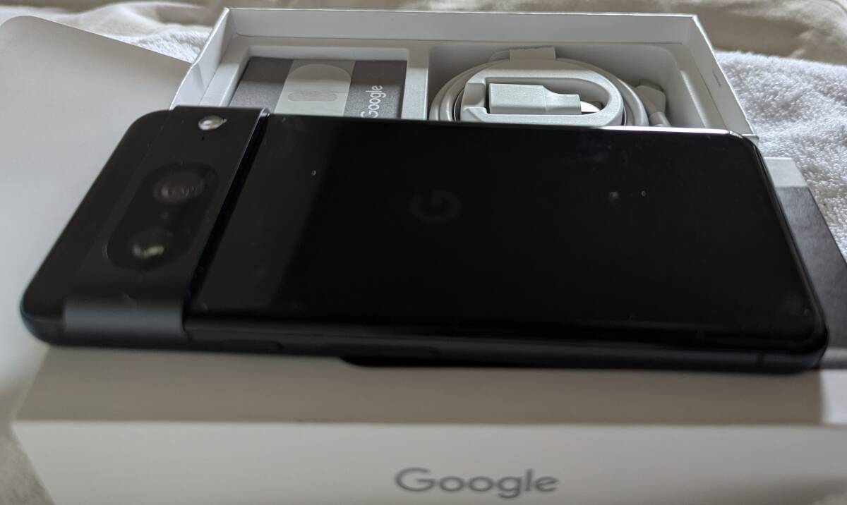 送料無料】Google Pixel8 Obsidian 黒 128GB SIMフリー 残債なし Y 