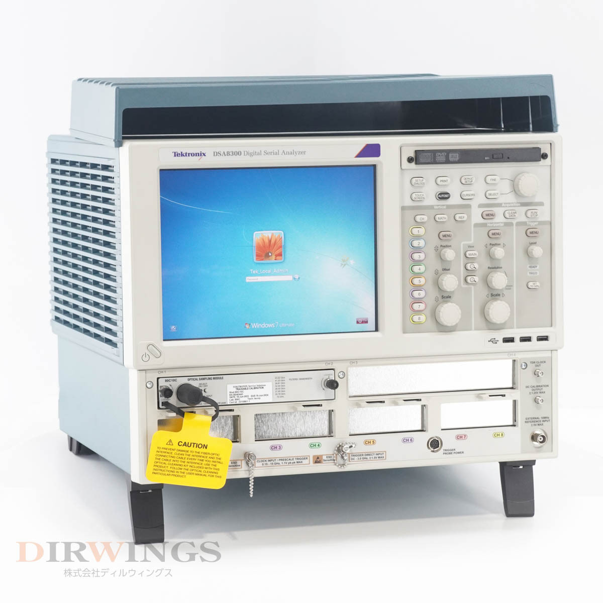 DW 8日保証 06/2023CAL DSA8300 Tektronix Digital Serial Analyzer STD 80C10C ...