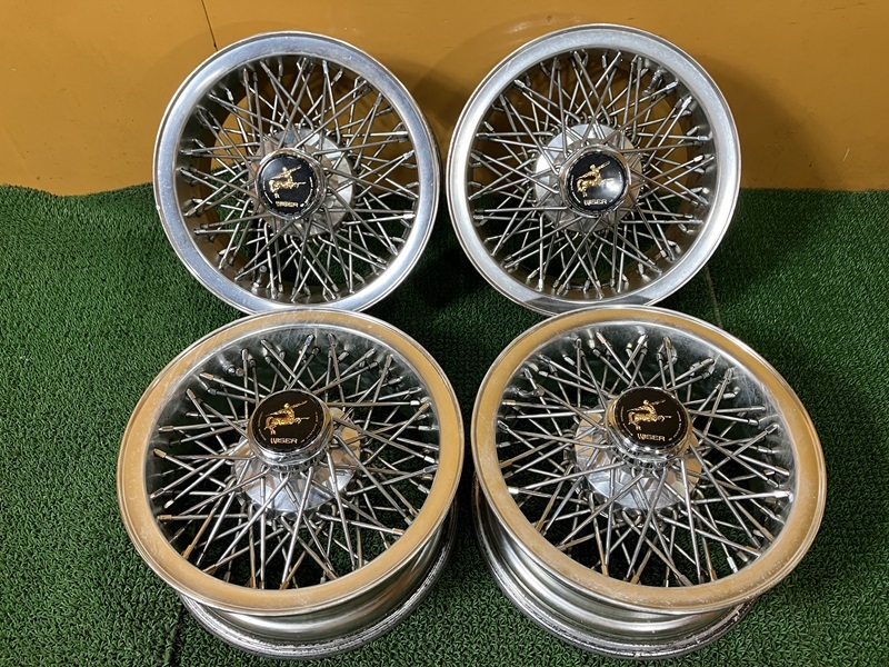 No.713 WISER ワイザー ワイヤーホイール ワイヤーアルミ 15インチ