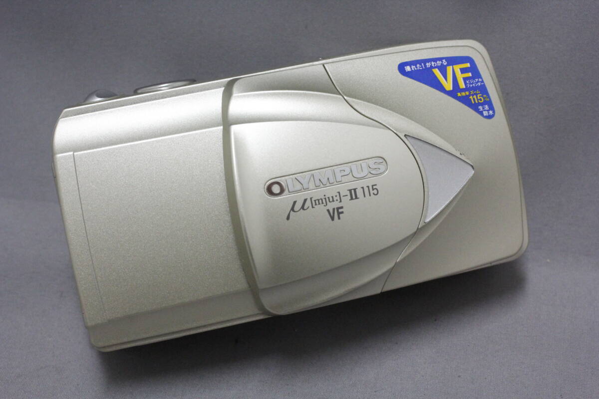 ■テストフィルムを入れて動作確認済■　オリンパス（OLYMPUS）　μ-II 115 VF　■フィルムカメラデビューにどうですか！？■_1