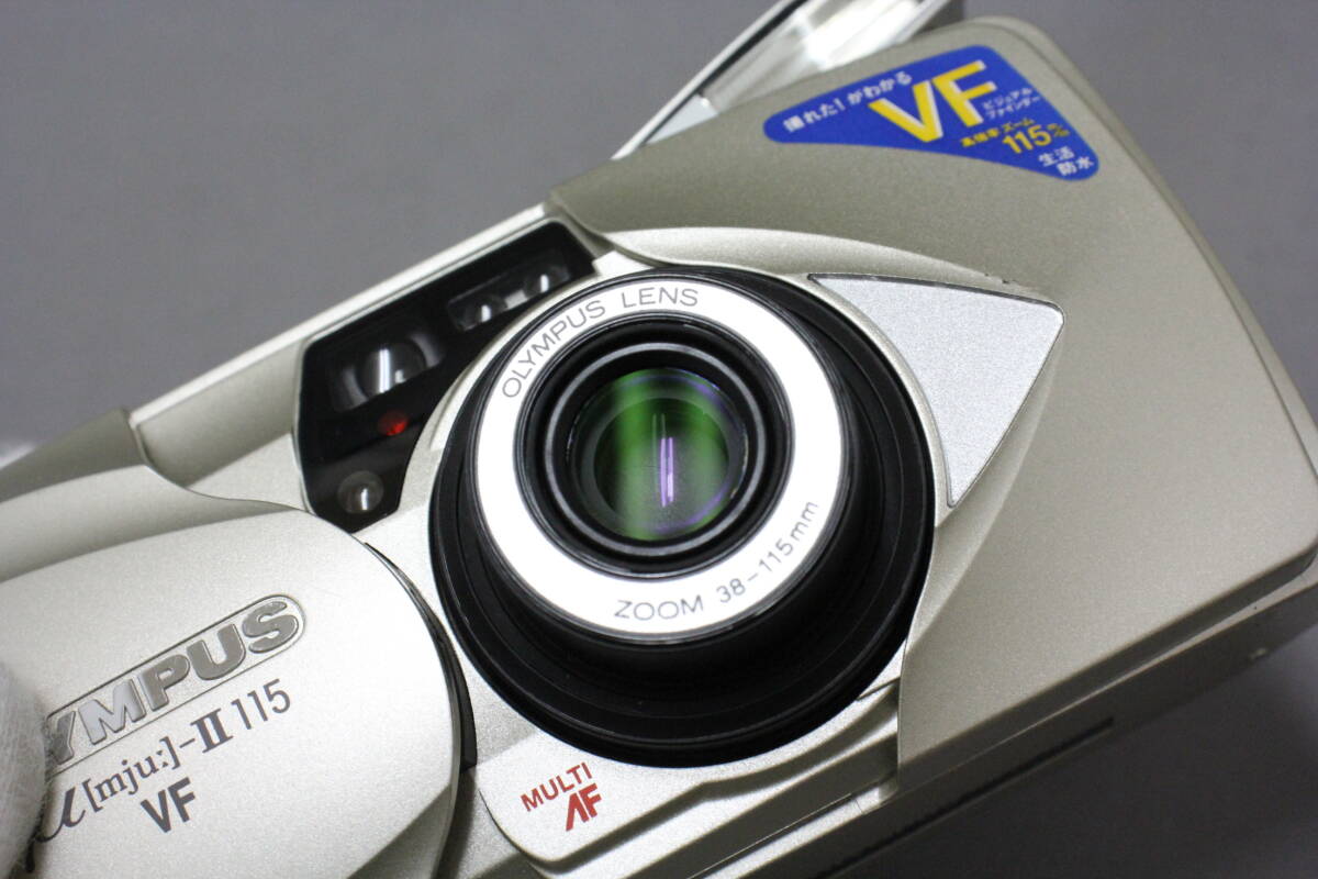 ■テストフィルムを入れて動作確認済■　オリンパス（OLYMPUS）　μ-II 115 VF　■フィルムカメラデビューにどうですか！？■_2