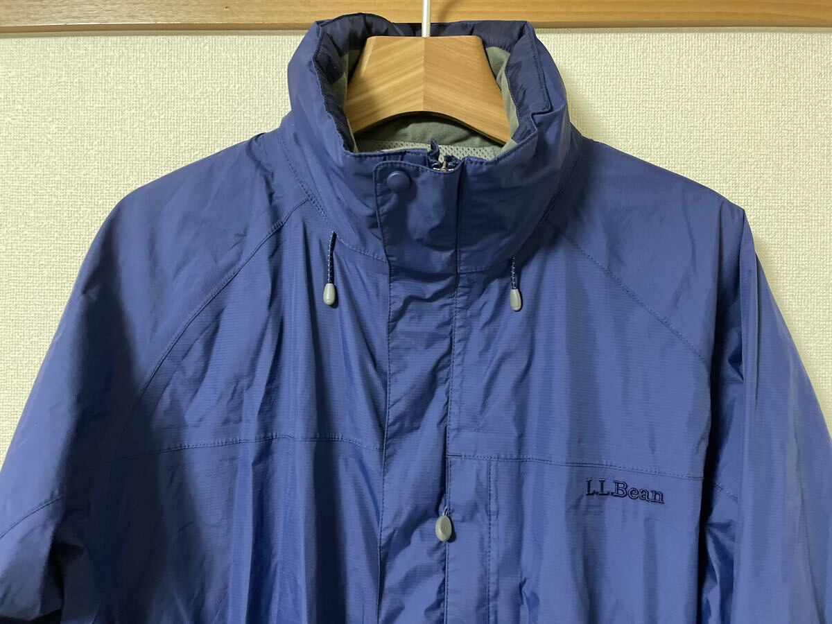 L.L.Bean エルエルビーン GORE-TEX ロングコート 紺(明るめ) sizeM タイ製 GORE-TEX エルエルビーン ロングコート ゴアテックスロングコート&frasl;M GORE-TEX&frasl;ロングコートジャケット&frasl;M 紺(明るめ