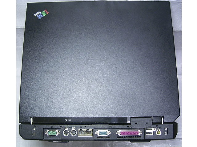 ジャンク ThinkPad A30p 14インチ液晶上半身に交換_8