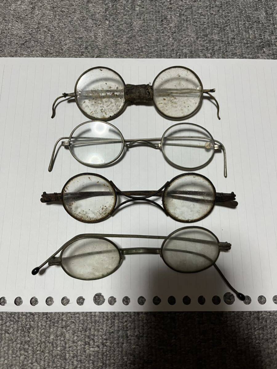 vintage メガネ 眼鏡 アンティーク 骨董品 レトロ ヴィンテージ
