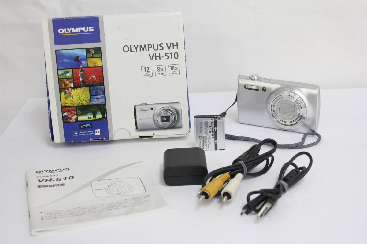 OLYMPUS オリンパス デジタルカメラ VH-510 シルバー 箱付き