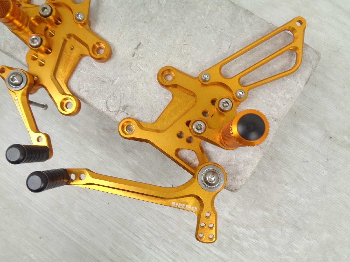ninja250SL ニンジャ250SL BX250A 15-16 ベビーフェイス バックステップ キット ゴールド 4ポジ 良品 Ninja250SL(BX250A) ニンジャ250SL -since 新車・中古バイク TypeC 250SL⁄カワサキの新車・中古バイクを探すなら
