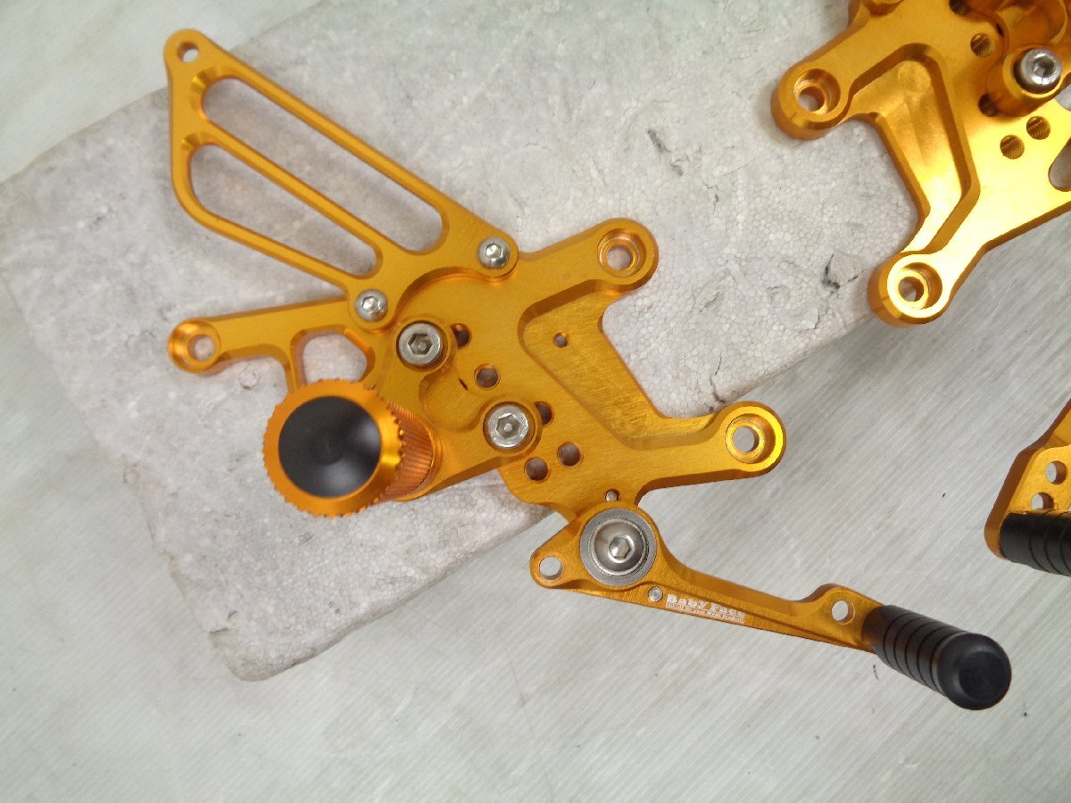 ninja250SL ニンジャ250SL BX250A 15-16 ベビーフェイス バックステップ キット ゴールド 4ポジ 良品 Ninja250SL(BX250A) ニンジャ250SL -since 新車・中古バイク TypeC 250SL⁄カワサキの新車・中古バイクを探すなら