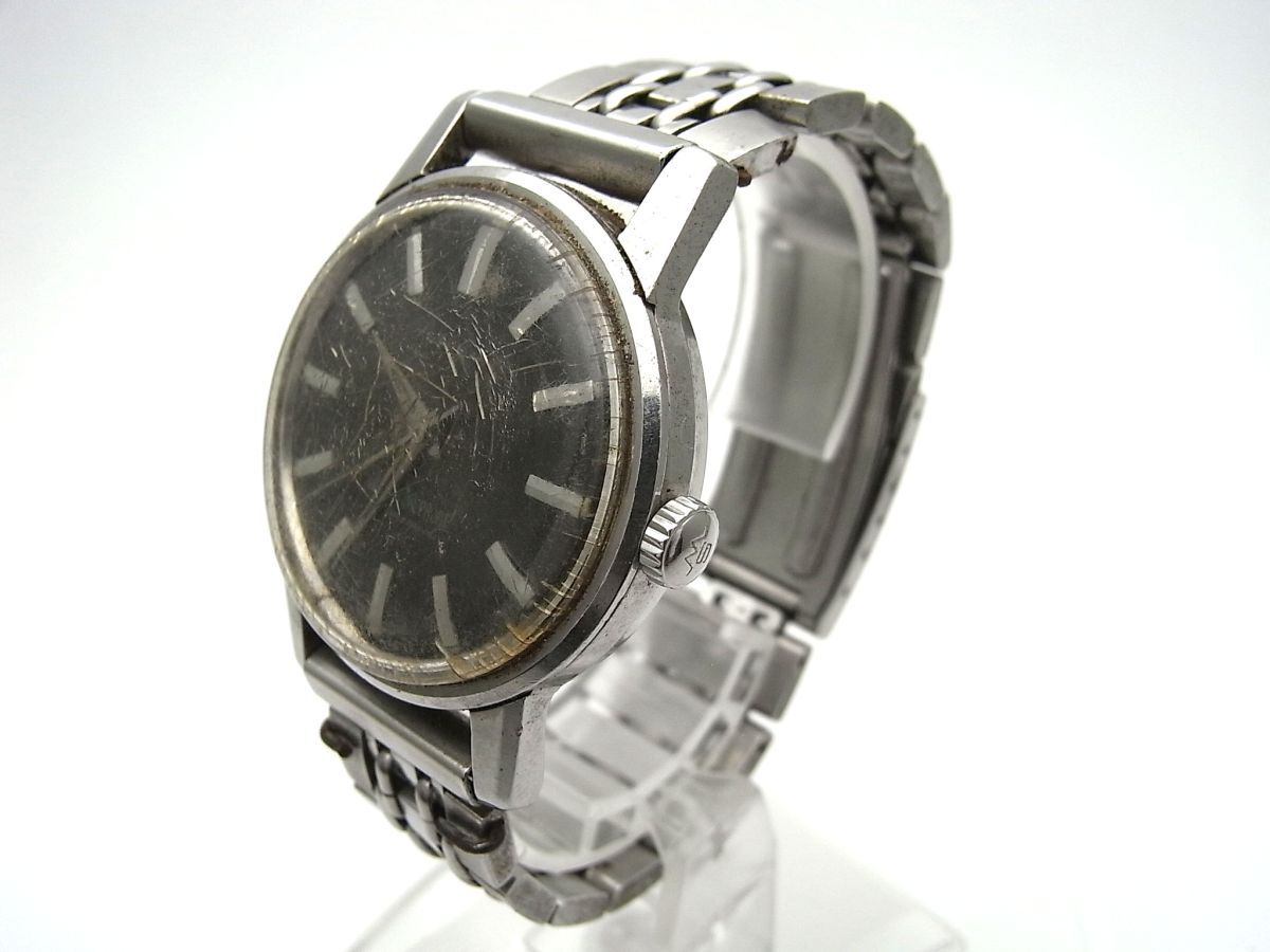 1000円スタート 腕時計 Seiko Cronos セイコークロノス J13046 手巻 MT 
