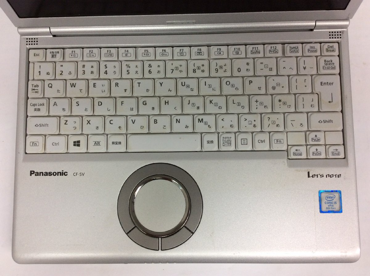 ジャンク/ Panasonic CF-SV7RDAVS Intel Core i5-8350U メモリ8.19GB