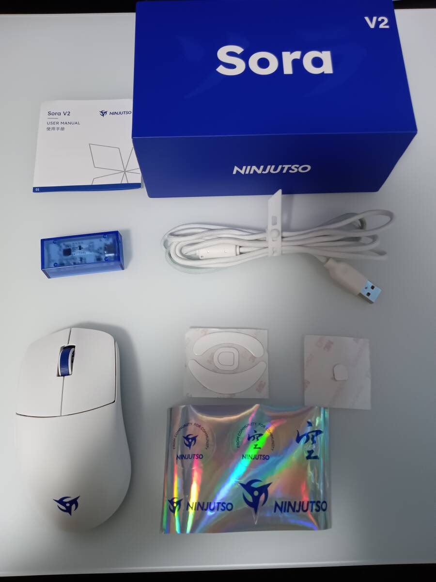 Ninjutso Sora V2 白 ※ケーブル汚れあり_1