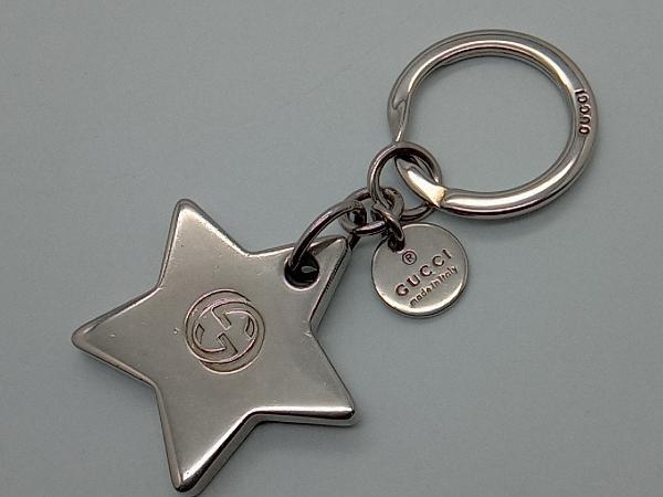 GUCCI キーリング 星 スター シルバーカラー キーホルダー バッグ