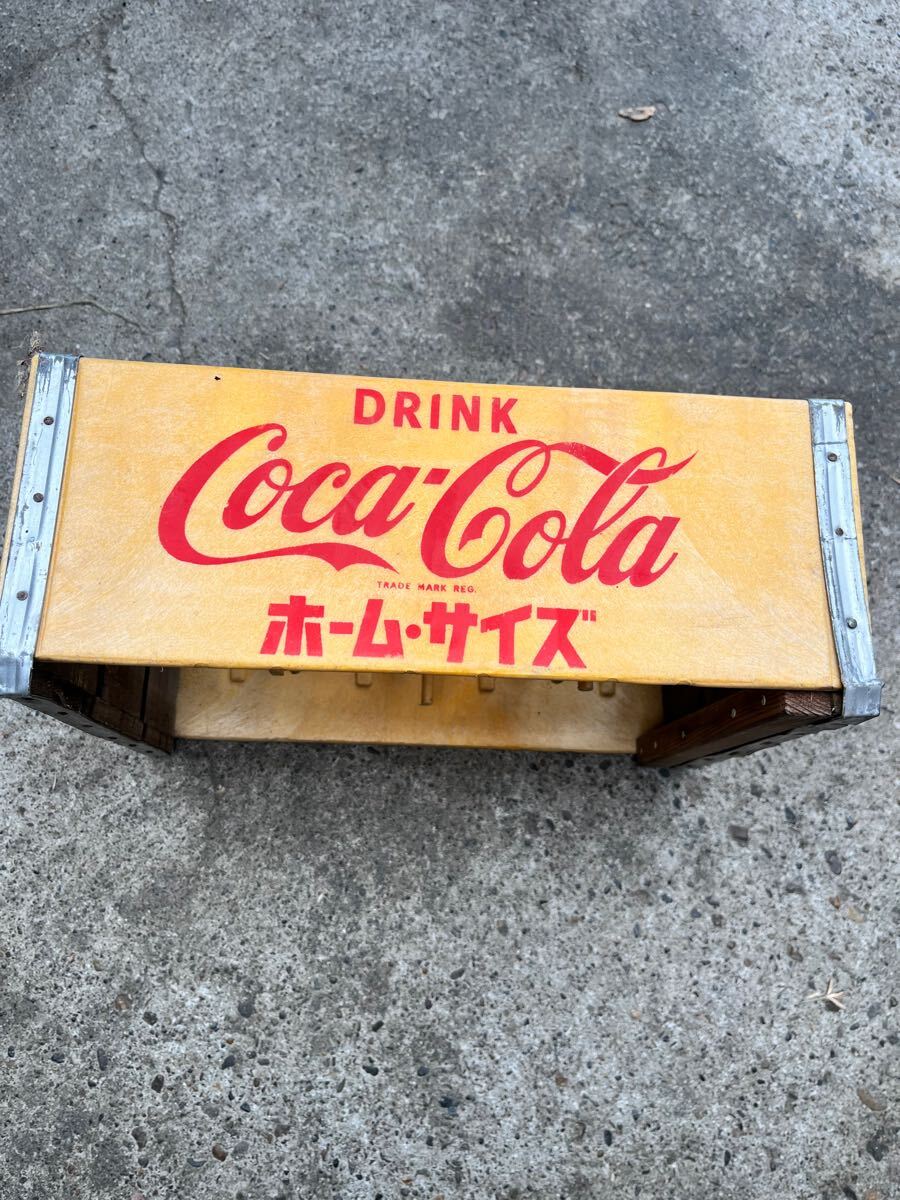 コカ・コーラ KCB ホーム・サイズ 瓶ケース 木製 木箱 コーラ レトロ