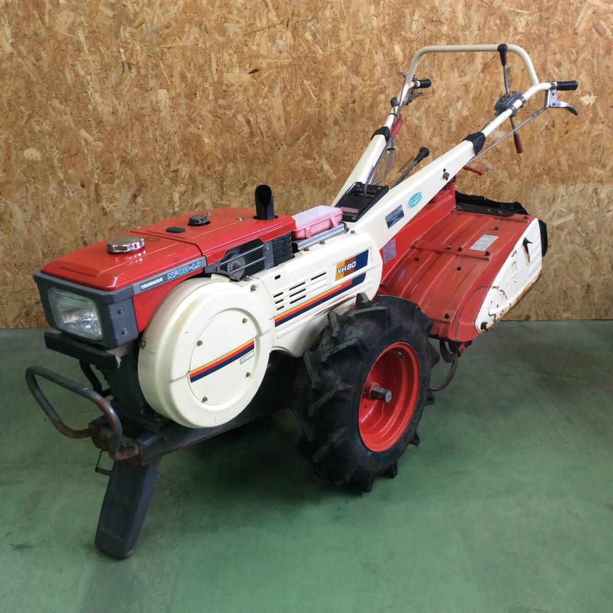 全国無料，品質保証 H-2665 品 YANMAR ヤンマー ディーゼル 耕運機 NF80-LB 7.5馬力 引き取り限定 静岡県浜松市(車体)｜売買されたオークション情報、yahooの商品情報をアーカイブ公開 - オークファン 車体