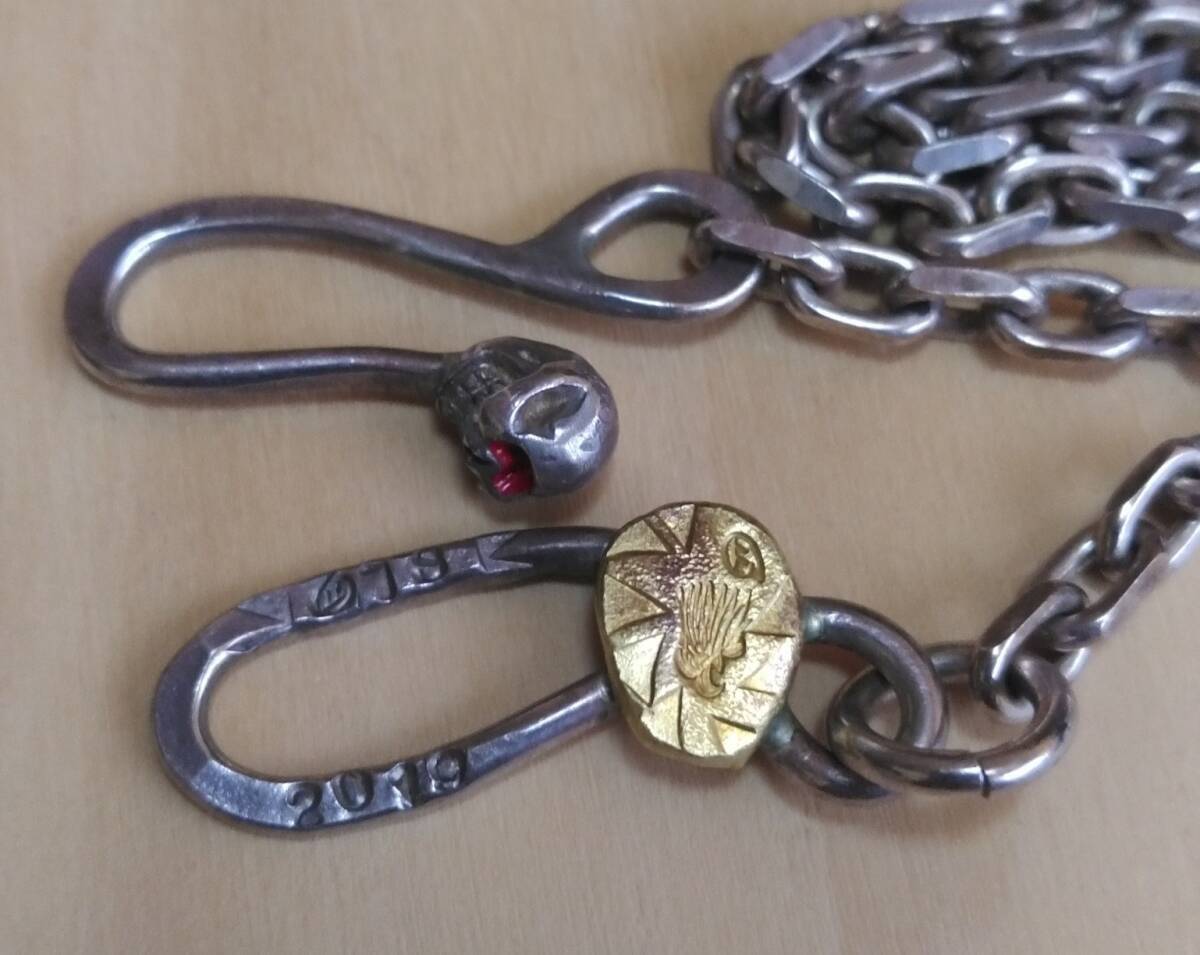 STOP LIGHT　ストップライト stoplight 2019　スカルフック　チェーン スターリング シルバー925　18Ｋメタル_1