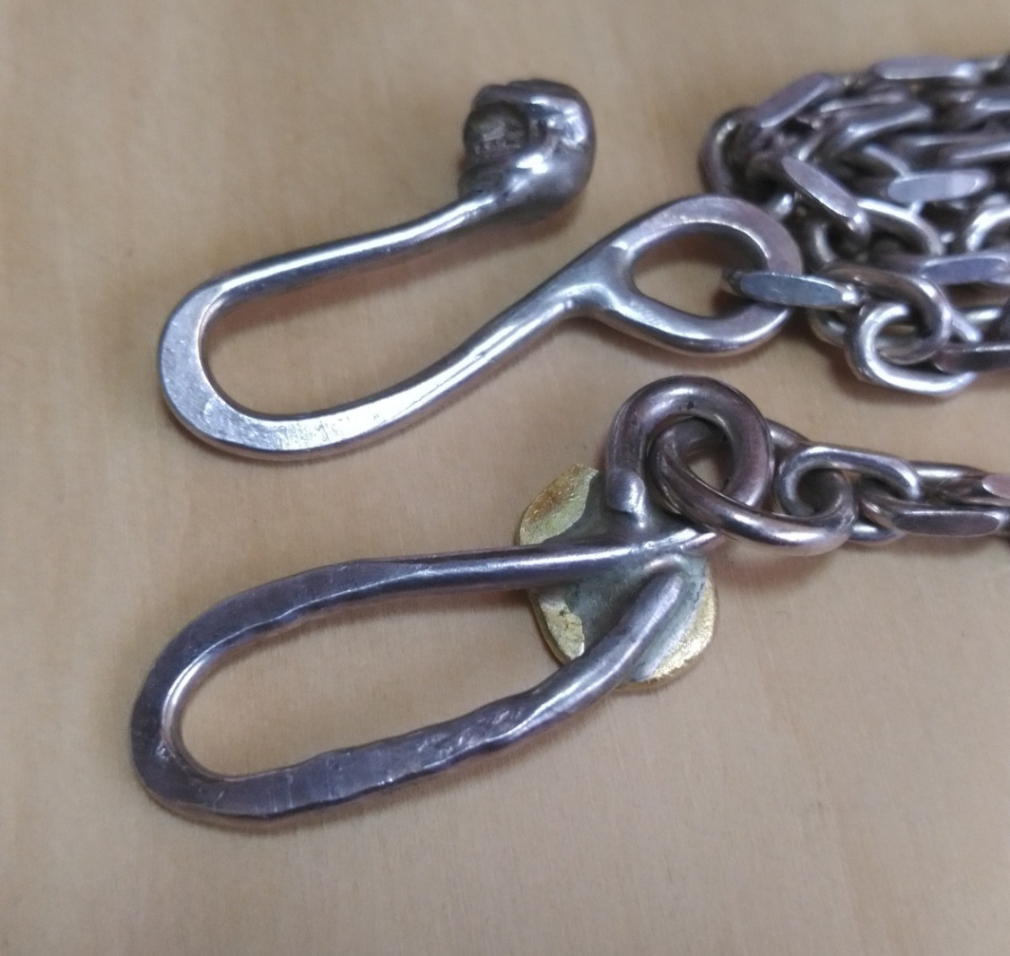 STOP LIGHT　ストップライト stoplight 2019　スカルフック　チェーン スターリング シルバー925　18Ｋメタル_3