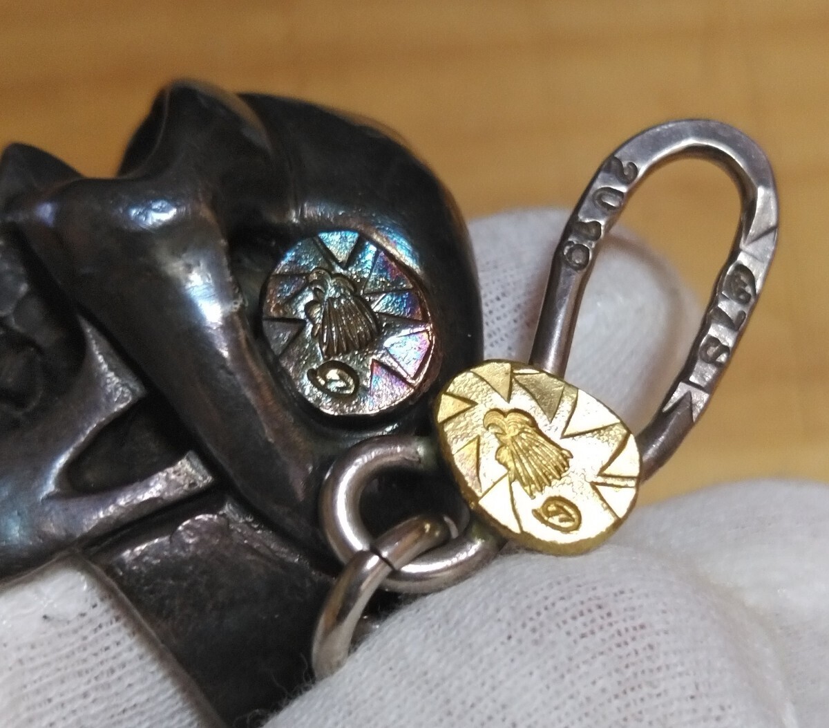 STOP LIGHT　ストップライト stoplight 2019　スカルフック　チェーン スターリング シルバー925　18Ｋメタル_4