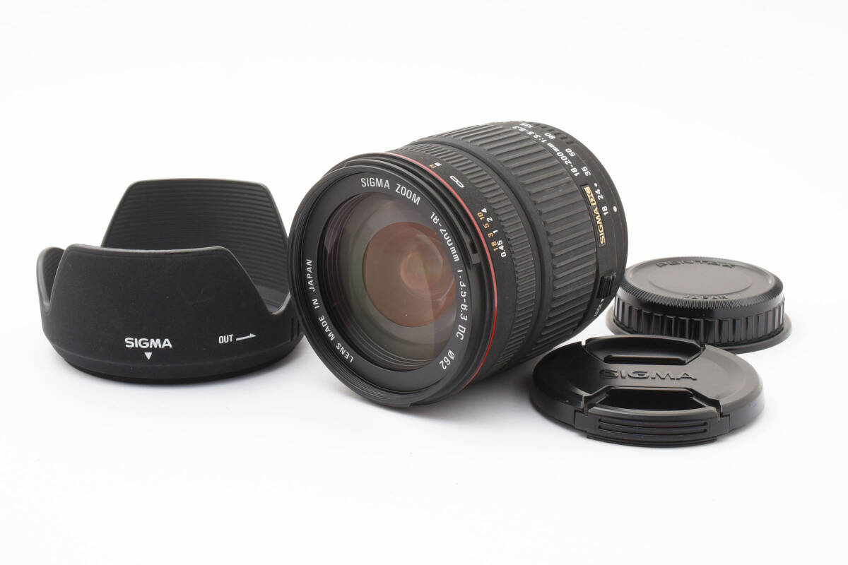 DC 18-200mm F3.5-6.3 SIGMA シグマ OS - HSM 18- 美品SIGMA – 便利ズーム