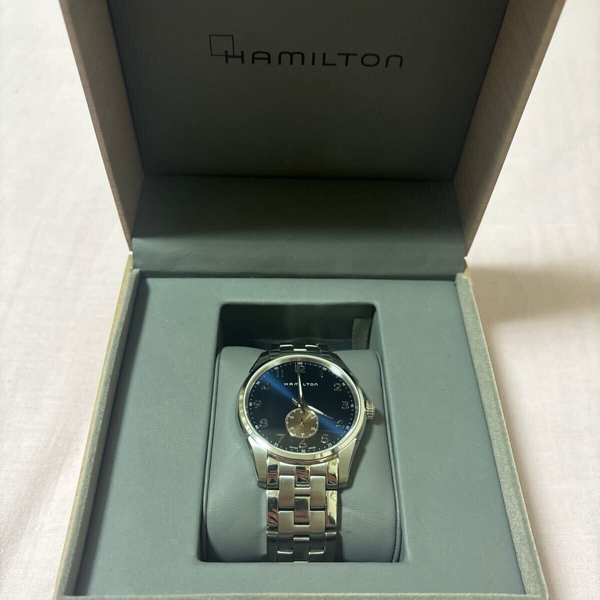 HAMILTON◆自動巻腕時計/アナログ/ ジャズマスターTHINLINE SMALL SECONDQUARTZクオーツ|40mm｜ H38411140 _1