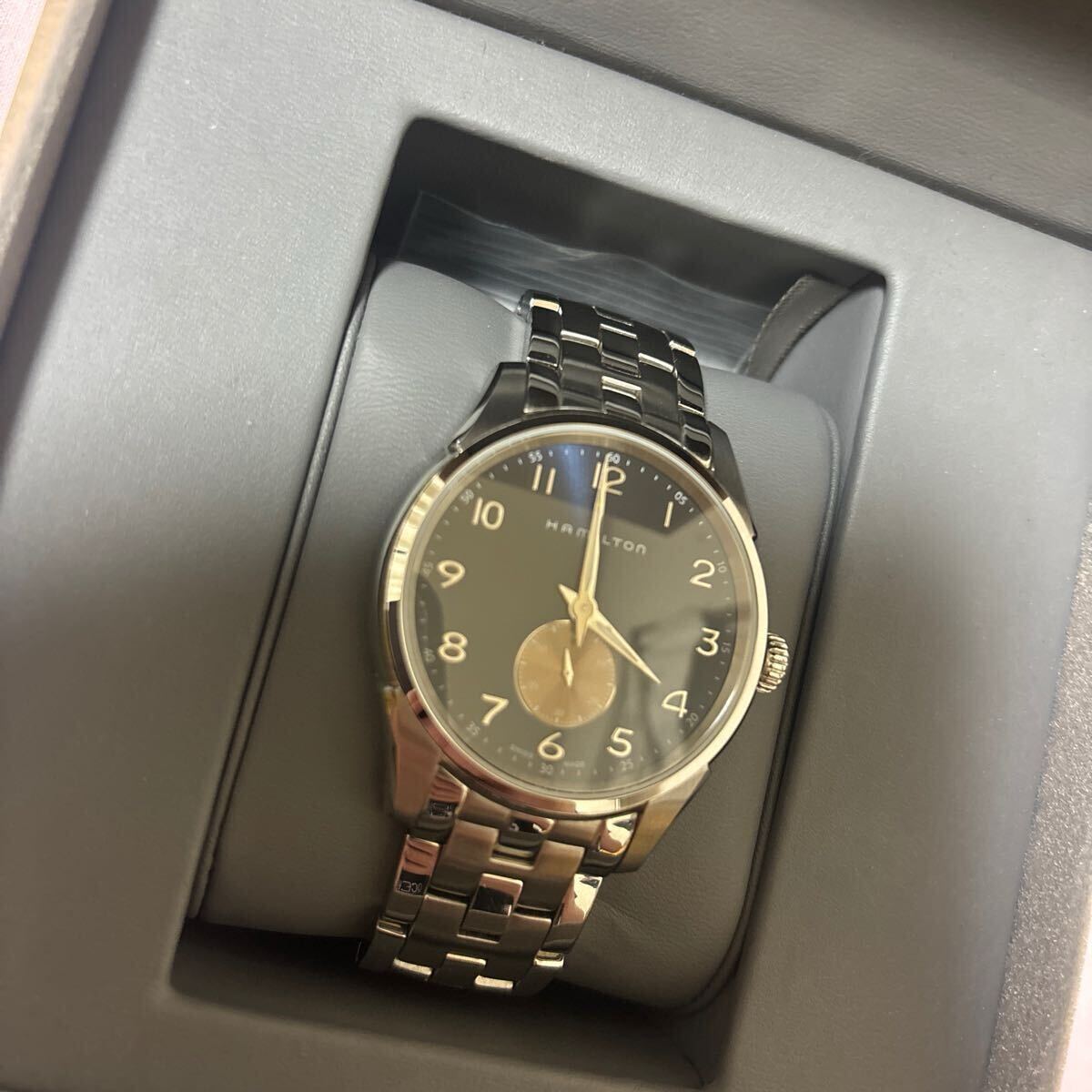 HAMILTON◆自動巻腕時計/アナログ/ ジャズマスターTHINLINE SMALL SECONDQUARTZクオーツ|40mm｜ H38411140 _2