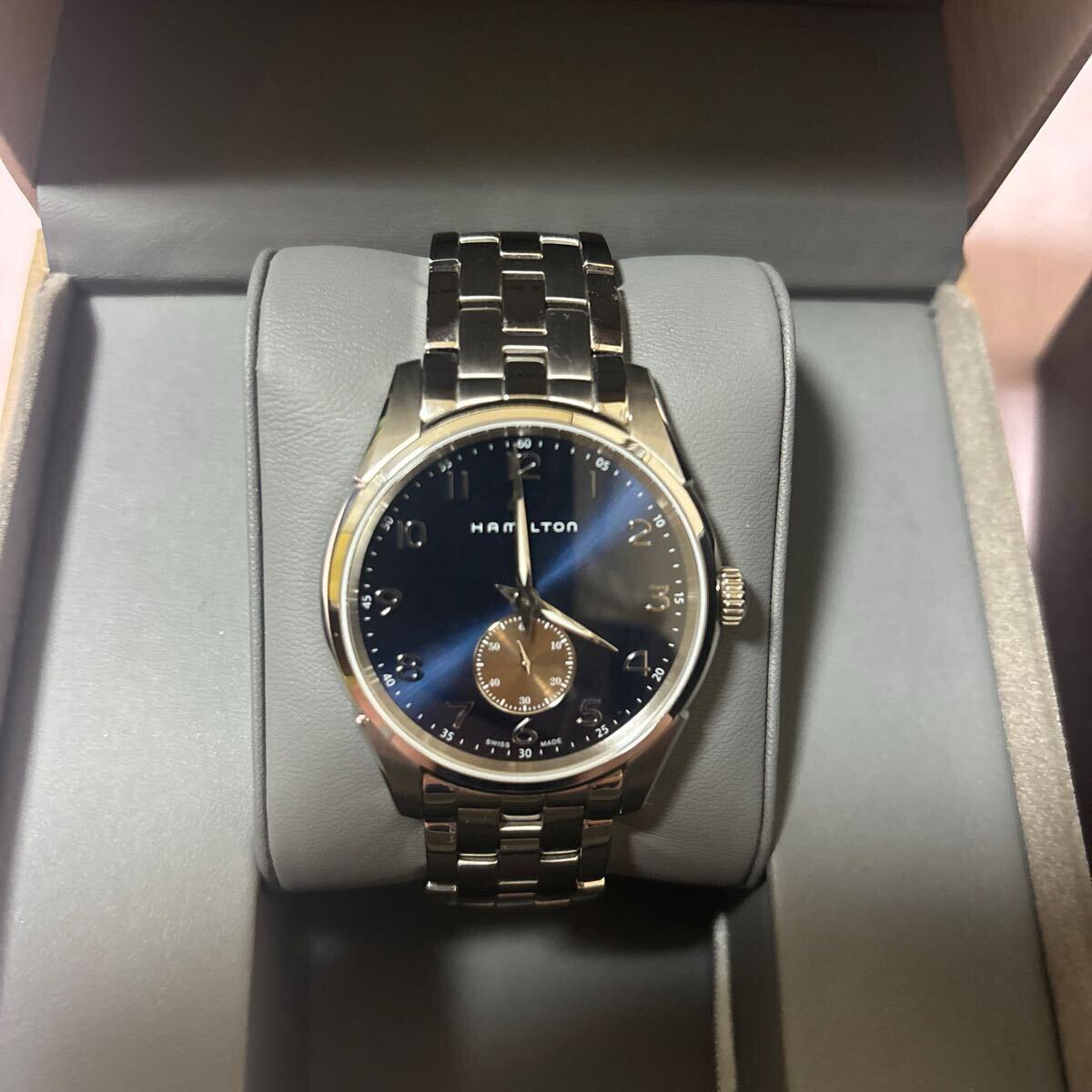 HAMILTON◆自動巻腕時計/アナログ/ ジャズマスターTHINLINE SMALL SECONDQUARTZクオーツ|40mm｜ H38411140 _5