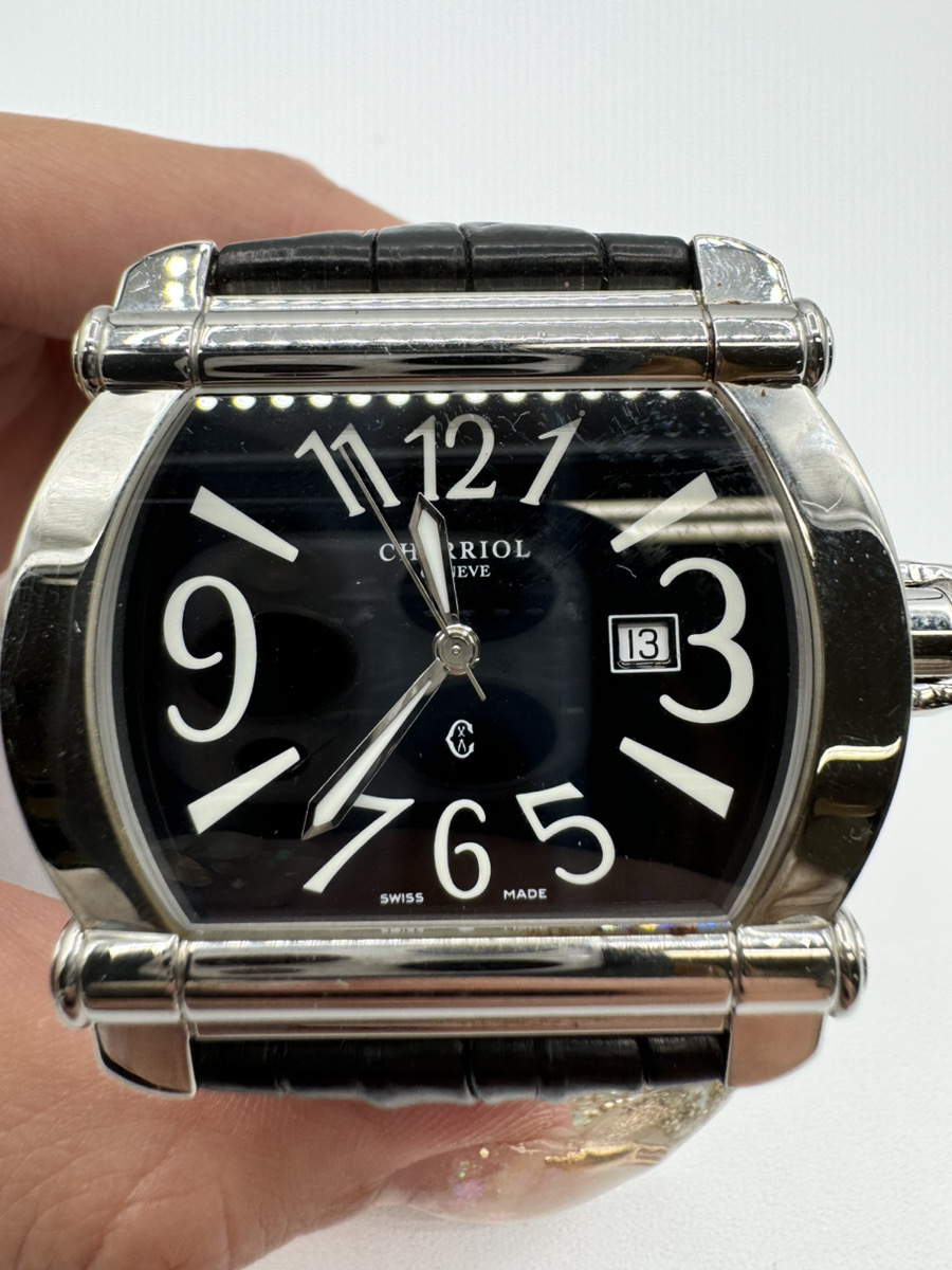 6494-02☆PHILIPPE CHARRIOL(フィリップシャリオール )GENEVE Ref