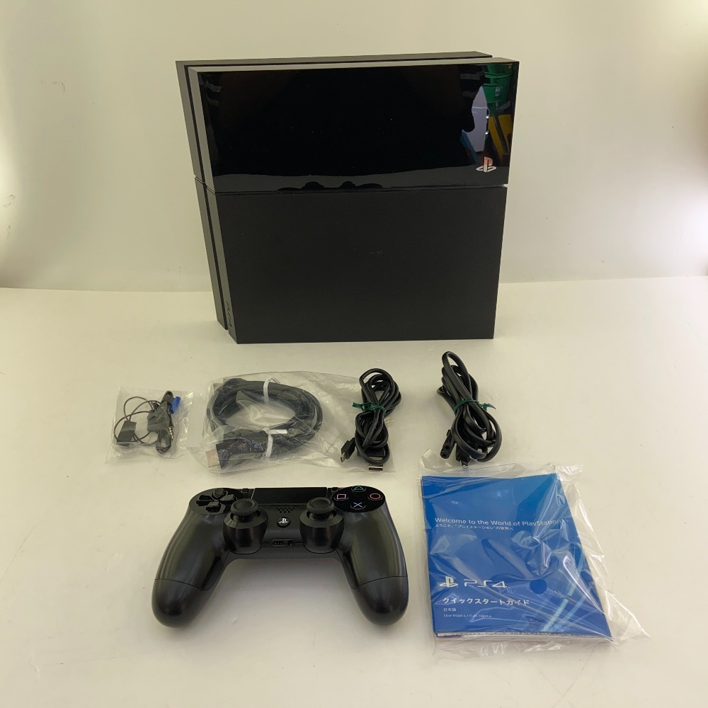 03w06985 【1円～】 PS4 PlayStation4 500GB CUH-1100A ブラック 中古