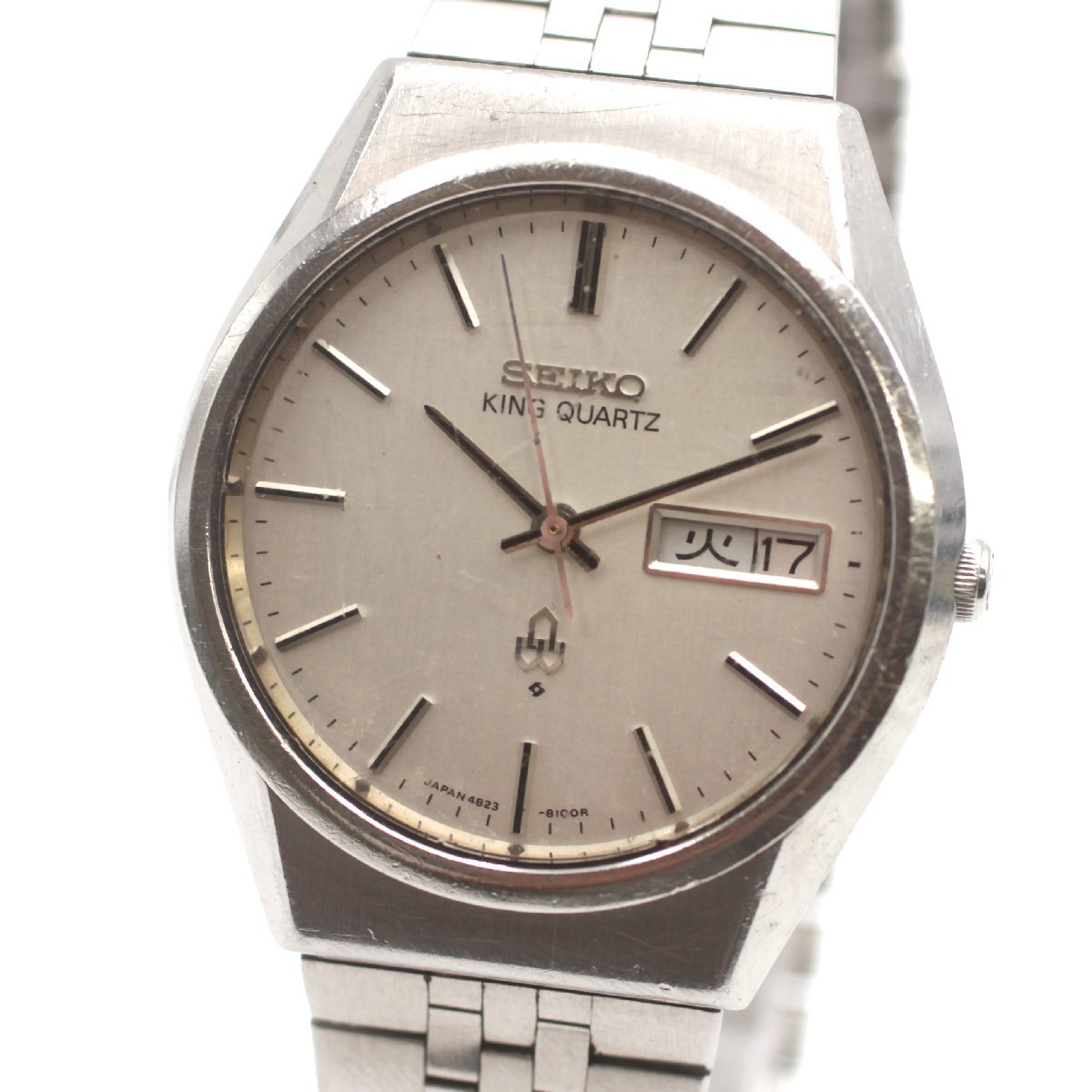 1円 稼働 SEIKO セイコー KING QUARTZ キングクオーツ 4823-8100 QZ