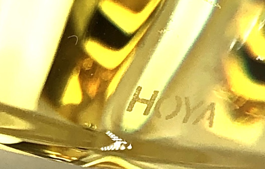 保管品】K2945 HOYA ホヤ ガラス クリスタル 猫? 豹? 林檎 アップル