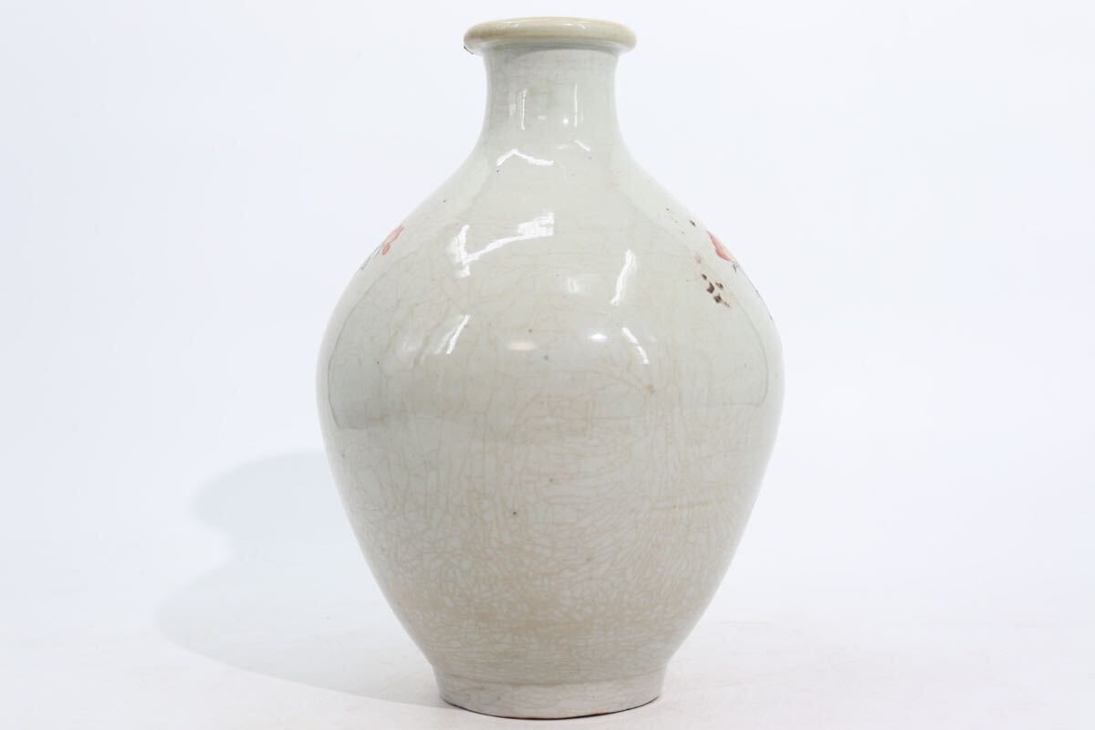 柿右衛門 花鳥文 酒瓶 」 木箱付 / 柿右衛門 柿右衛門様式 古伊万里