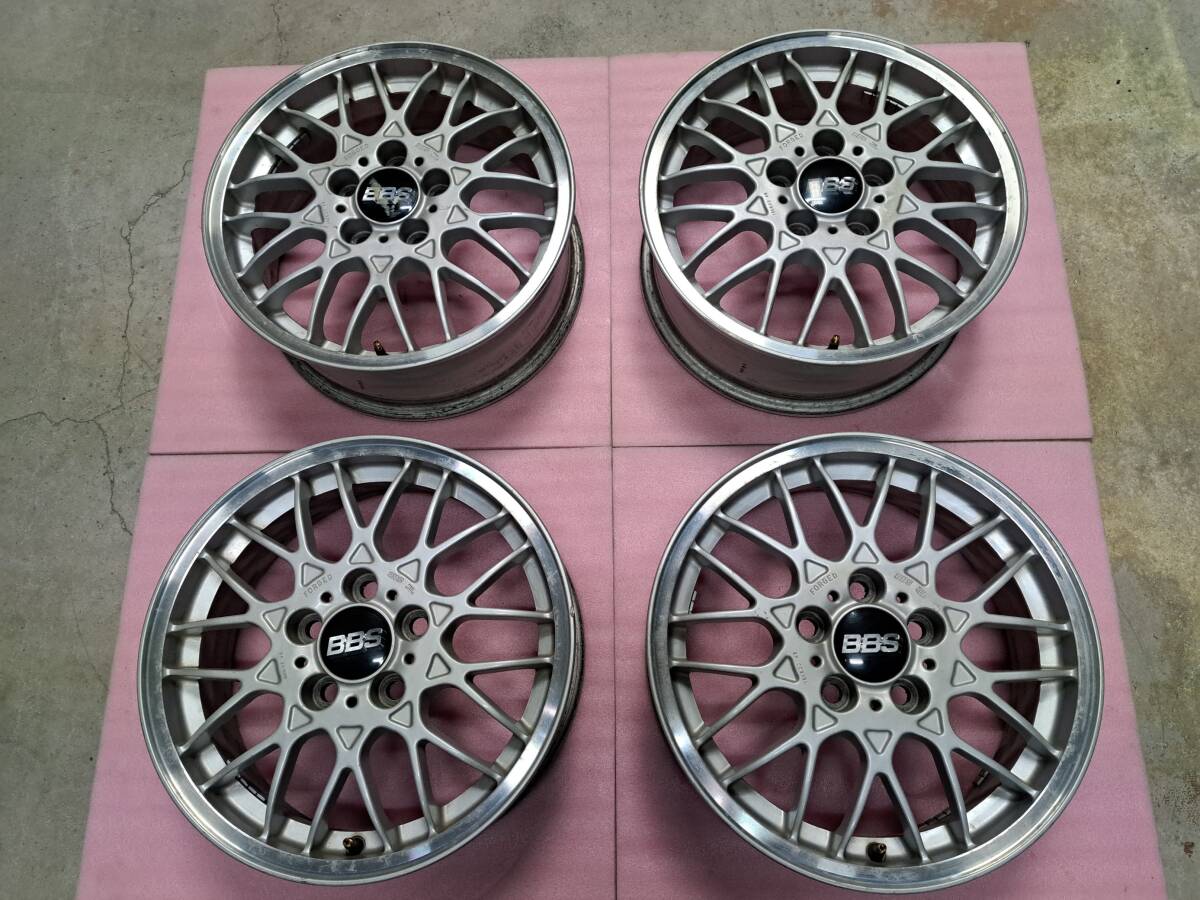BBS/鍛造/軽量/6.7kg/4本】 BBS 三菱 純正オプション 16×6J +46 5H114