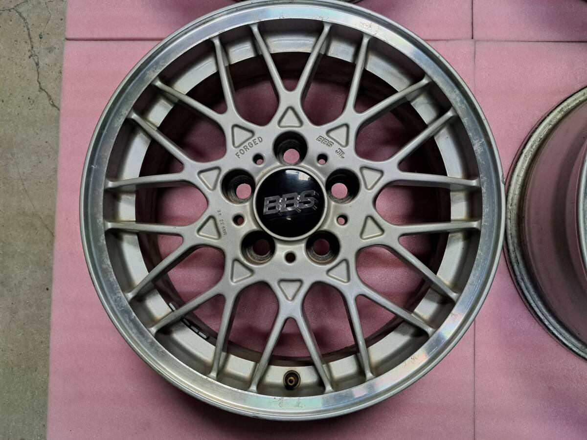 BBS/鍛造/軽量/6.7kg/4本】 BBS 三菱 純正オプション 16×6J +46 5H114