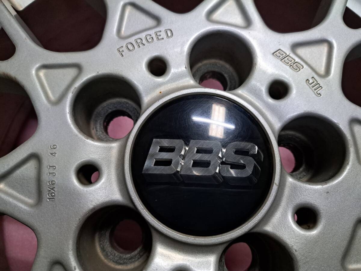 BBS/鍛造/軽量/6.7kg/4本】 BBS 三菱 純正オプション 16×6J +46 5H114
