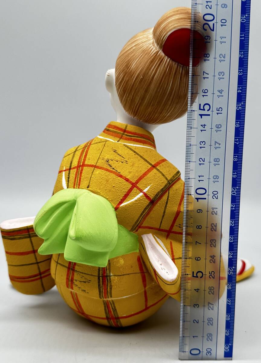 y3379TT 【1円スタート】 博多人形？ 日本伝統工芸品 日本人形 陶器